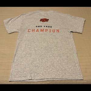 One True Champion Oklahoma State University XII Big 12 Conference Tshirt.